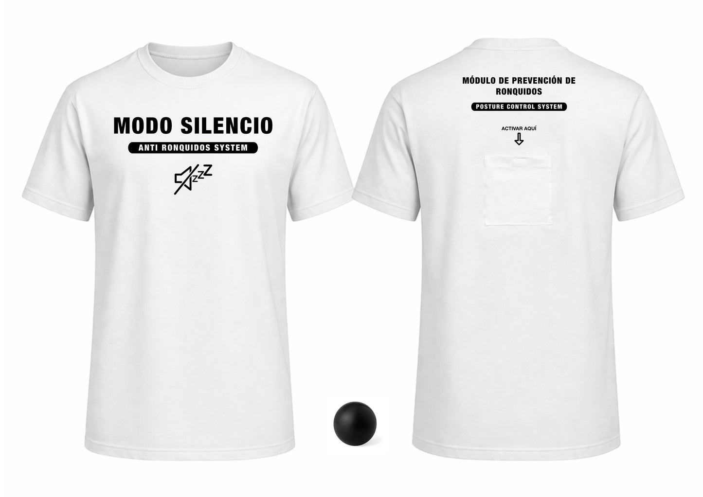 Camiseta anti ronquidos. Deja de roncar. Deja dormir